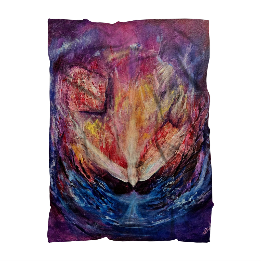 BURNING BUSH Sublimation Throw Blanket