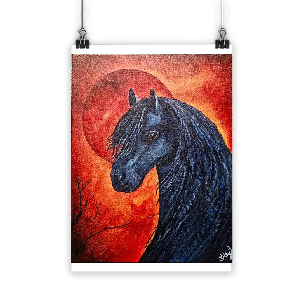 Black Horse Classic Poster