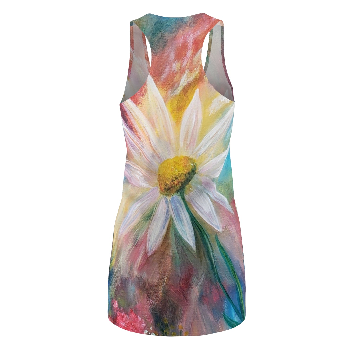 Women's Cut & Sew Racerback Dress (AOP)