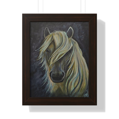 Framed Vertical Poster Pale Horse