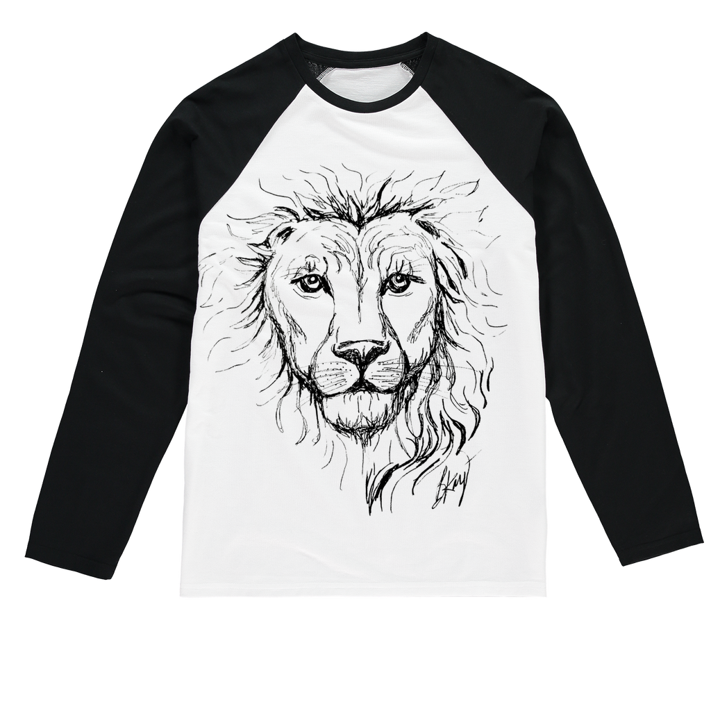 LION Sublimation Baseball Long Sleeve T-Shirt