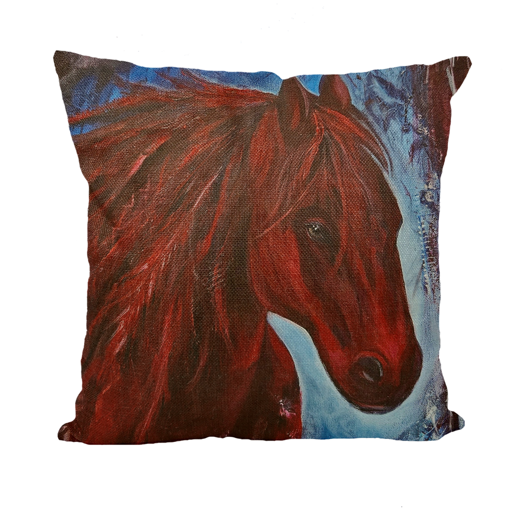 War Horse Throw Pillows