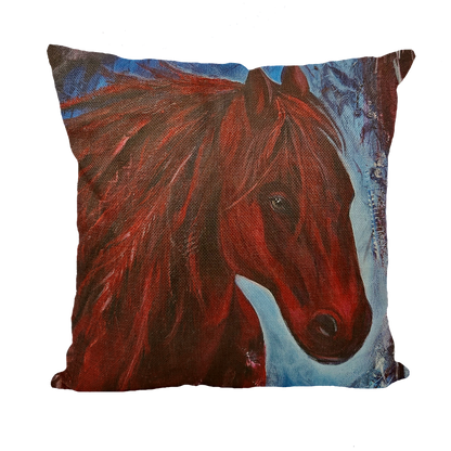 War Horse Throw Pillows