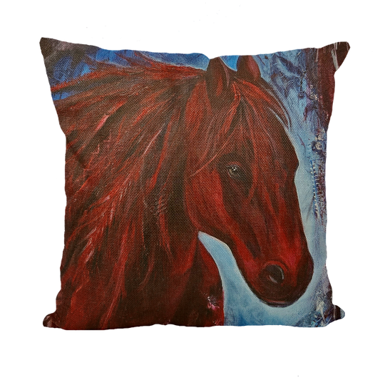 War Horse Throw Pillows