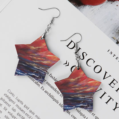 Fire in the Sky earrings