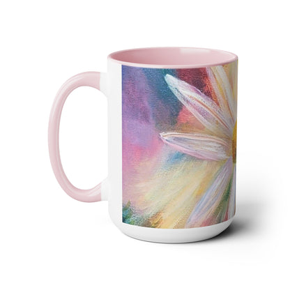 Two-Tone Coffee Mugs, 15oz