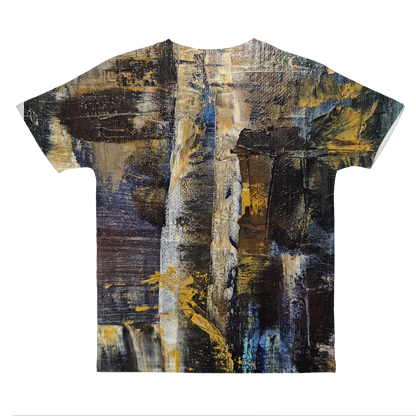 Abstract Cross Classic Sublimation Adult T-Shirt