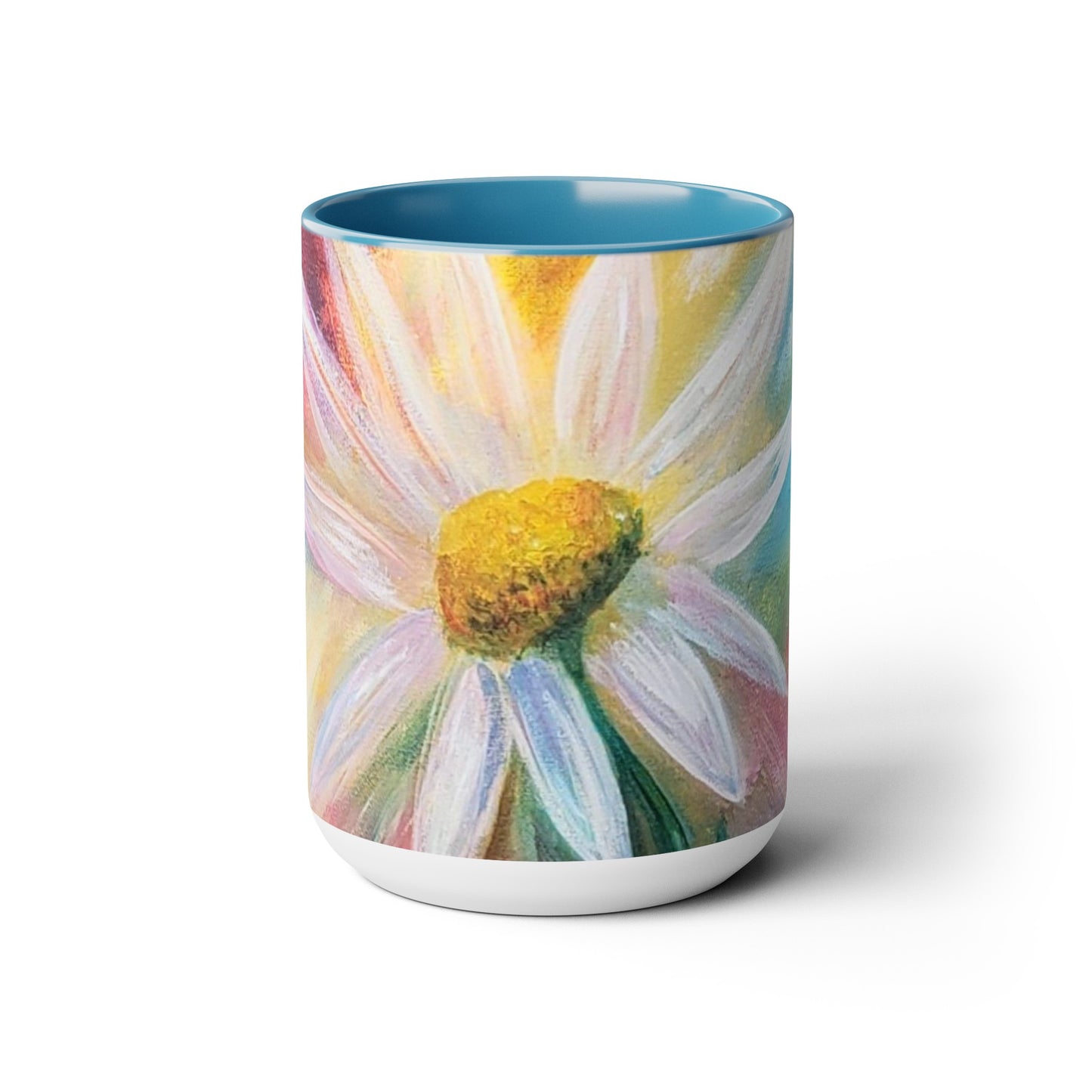 Two-Tone Coffee Mugs, 15oz