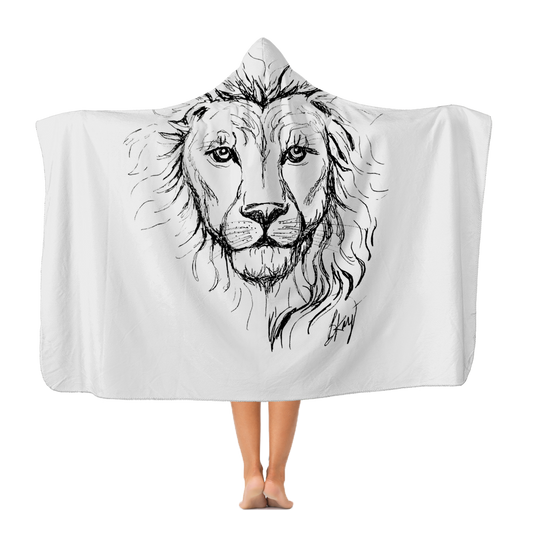 LION Premium Adult Hooded Blanket