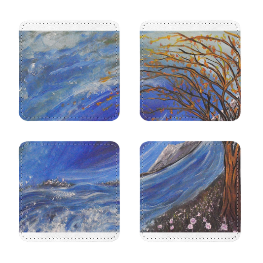 HOLY SPIRIT Sublimation Coasters Pack of Four