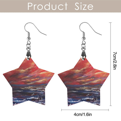 Fire in the Sky earrings