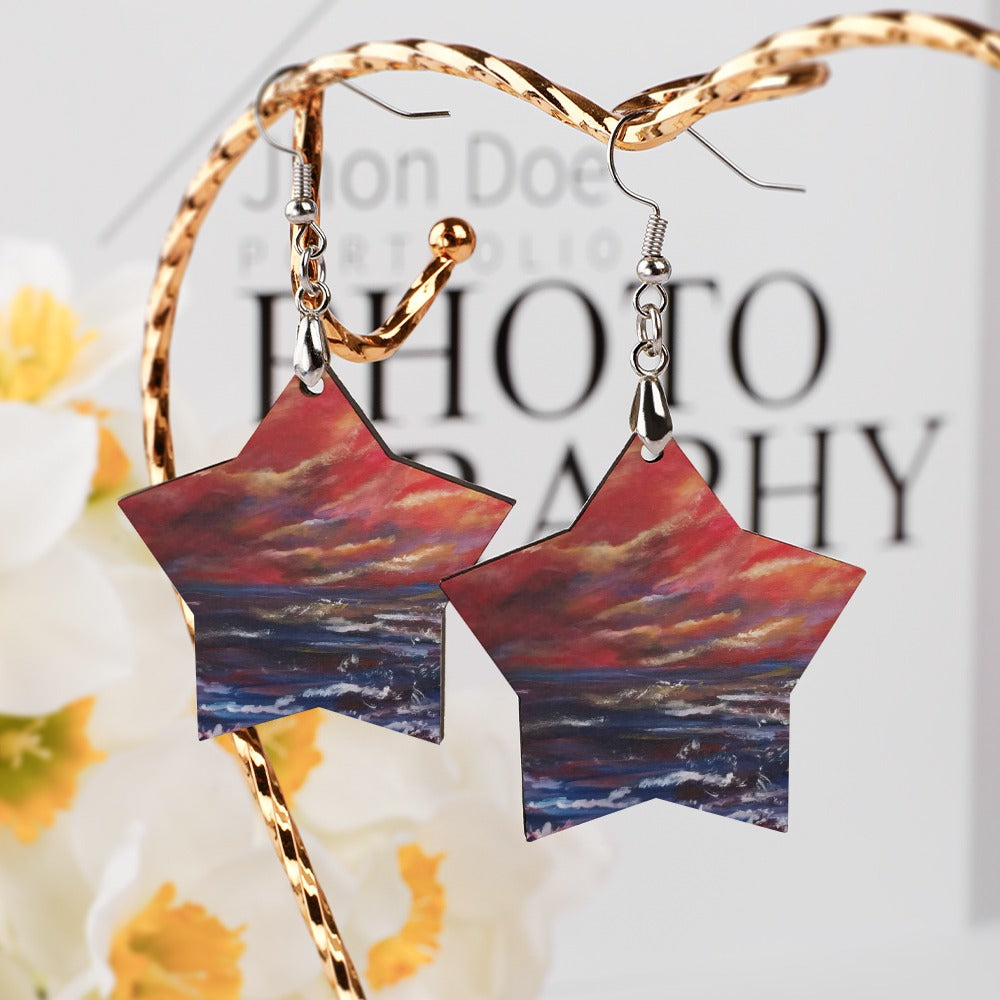 Fire in the Sky earrings