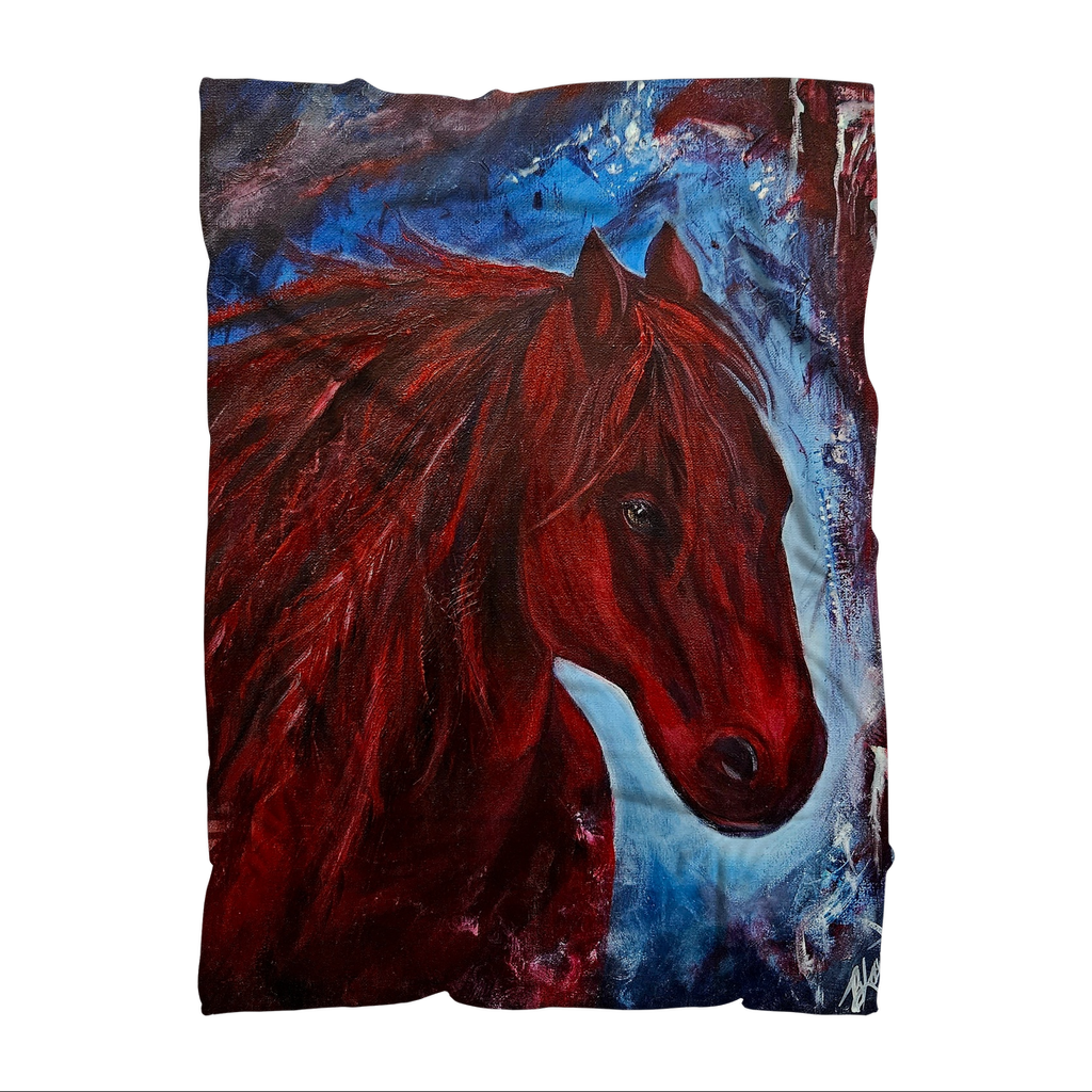 War Horse Premium Sublimation Adult Blanket