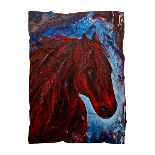 War Horse Premium Sublimation Adult Blanket