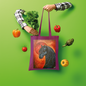 Black Horse Shopper Tote Bag
