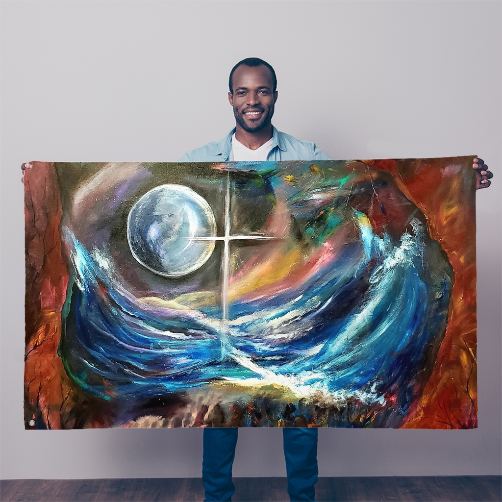 Heaven Bound Sublimation Flag