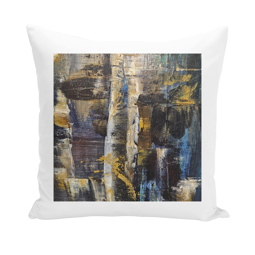 Abstract Cross Throw Pillows