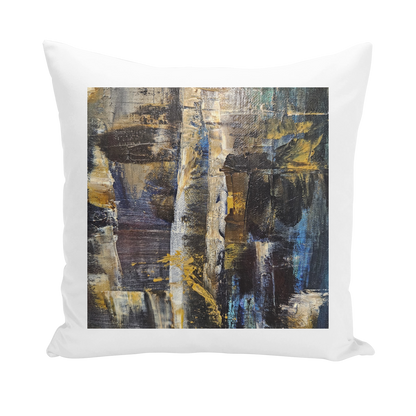 Abstract Cross Throw Pillows