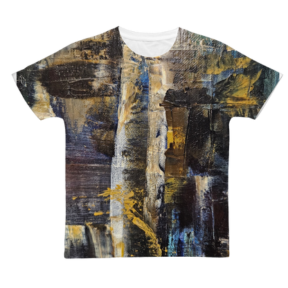 Abstract Cross Classic Sublimation Adult T-Shirt