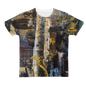 Abstract Cross Classic Sublimation Adult T-Shirt