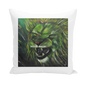 GREEN LION Throw Pillows