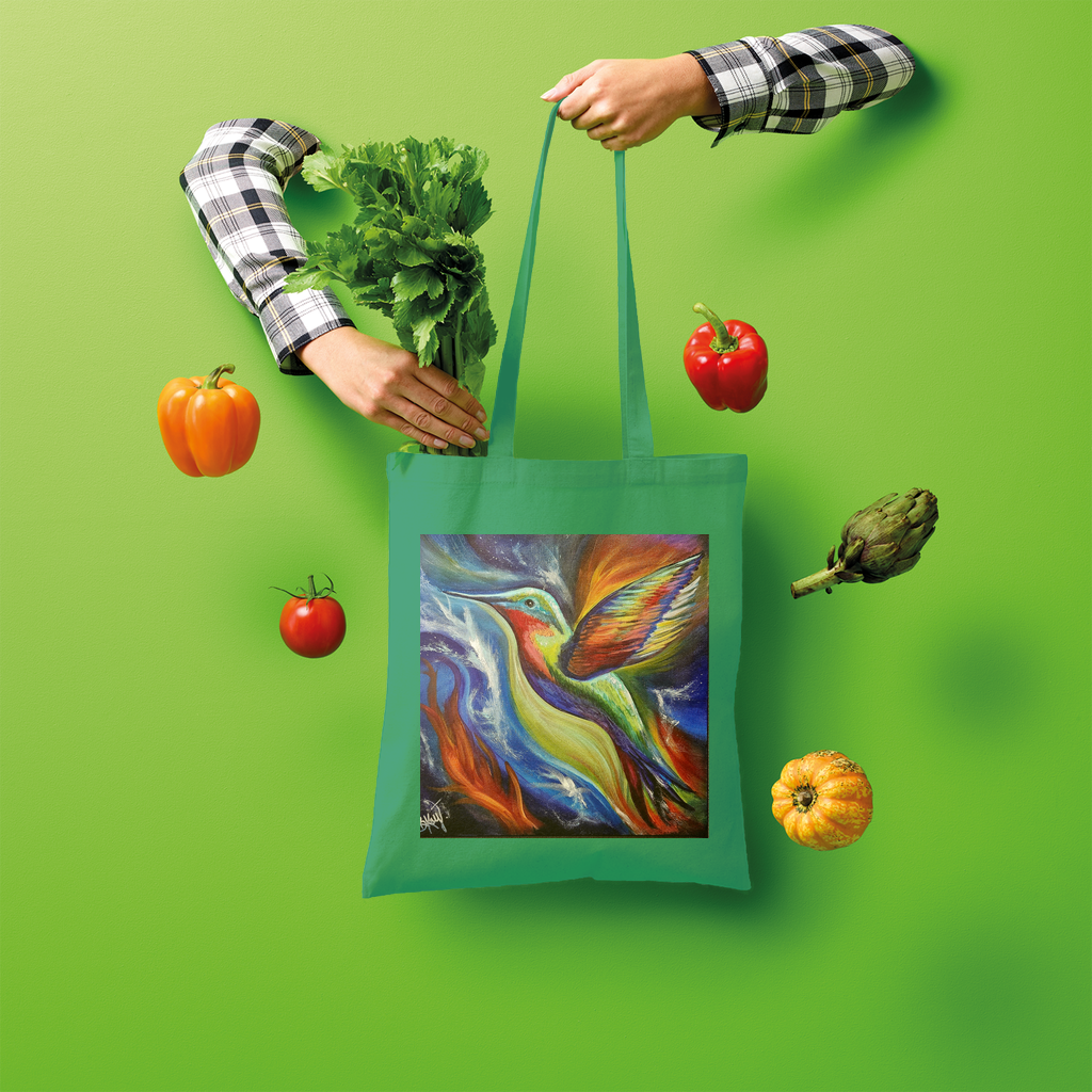 Humming Bird Shopper Tote Bag