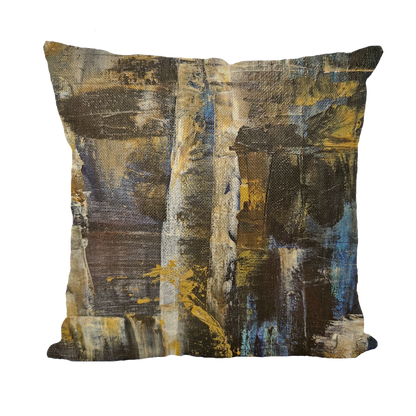 Abstract Cross Throw Pillows