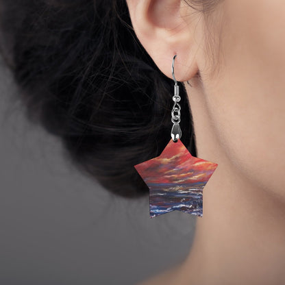 Fire in the Sky earrings